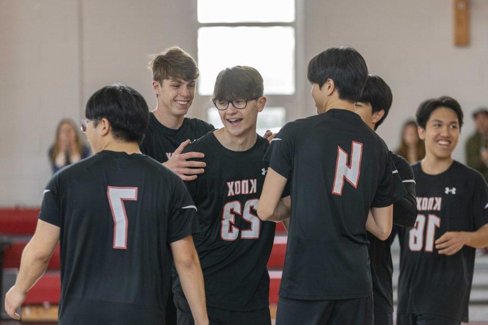 Knox Boys Volleyball Action Photo